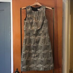 NWT Shoshanna Metallic Sheath Dress sz 4